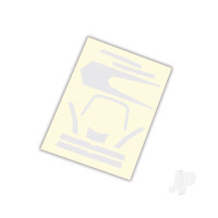 Decals, high visibility, White