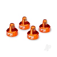 Fox Orange Aluminium GTR Shock Caps (4)