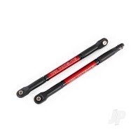 Push rods, aluminium (Red-anodised) (2 pcs) (assembled with rod ends)