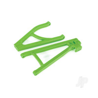 Suspension arms, Green, Rear (left), heavy duty, adjustable wheelbase (upper (1pc) / lower (1pc))