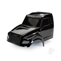 Body, TRX-6 Ultimate RC Hauler, Black (painted, decals applied)