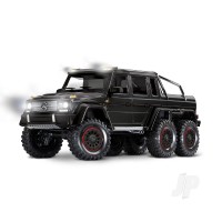 TRX-6 Mercedes-Benz G 63 AMG XL-5 1:10 6X6 RTD Scale & Trail Crawler, Black (+ TQi 4-ch, XL-5 HV, Titan 550, Clipless Body)