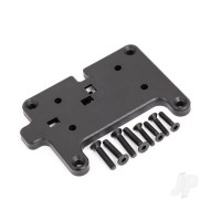 Mounting plate, winch / 3x15mm CCS (4) / 2.5x12mm CCS (4) (fits TRX-6 Ultimate RC Hauler)