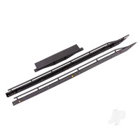 Side frames, flatbed (left, right, & rear) (fits TRX-6 Ultimate RC Hauler)