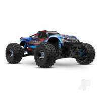 Maxx Ultimate 1:10 4S 4WD Electric Monster Truck, Blue (+ TQi 2-ch Link, VXL-4s, Velineon 540XL, TSM, Clipless Body)