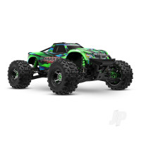 Maxx Ultimate 1:10 4S 4WD Electric Monster Truck, Green (+ TQi 2-ch Link, VXL-4s, Velineon 540XL, TSM, Clipless Body)