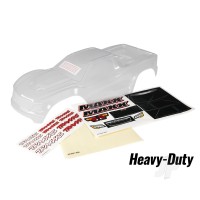 Body, Maxx, heavy duty (Clear, untrimmed, requires painting) / window masks / decal sheet
