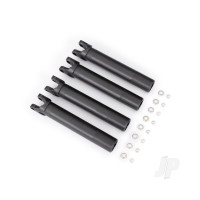 Half shafts, outer (extended, front or rear) (4)/ e-clips (8) (for use with #8995 WideMaxx suspension kit)