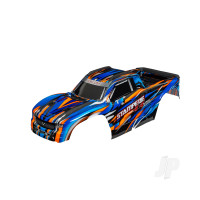 Body, Stampede 4X4 VXL, Orange (painted, decals applied) (assembled with front & rear body mounts and rear body support for clipless mounting)