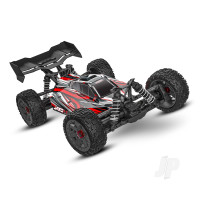 Jato 4X4 BL-2S 1:8 4WD RTR Racing Buggy, Red (+ TQ 2-ch, BL-2S, 3300kV, 2S LiPo, USB-C Charger, Clipless Body)