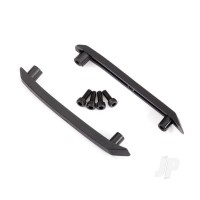 Skid plate, Roof (Body) (Black) / 3x8mm CS (4 pcs)