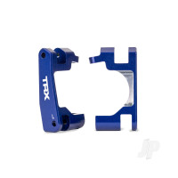 Caster blocks (c-hubs), 6061-T6 aluminium (blue-anodised), left & right (for use with #9080 upgrade kit)