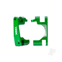Caster blocks (c-hubs), 6061-T6 aluminium (green-anodised), left & right (for use with #9080 upgrade kit)