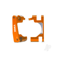 Caster blocks (c-hubs), 6061-T6 aluminium (orange-anodised), left & right (for use with #9080 upgrade kit)