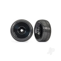 Wheels & Tyres, assembled, glued (Black dished 3.0" wheels, Response Pro 3.0" tyres, foam inserts) (2 pcs)