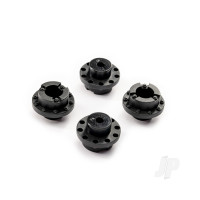 Center caps, wheel (black) (4)