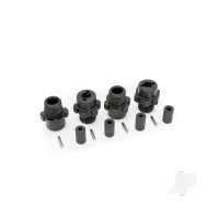 Wheel hubs, hex (4 pcs) / axles (4 pcs) / axle pins (4 pcs)