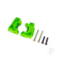 Caster blocks (c-hubs), extreme heavy duty, Green (left & right) / 3x26mm hinge pins (2 pcs) / 3x15mm BCS (2 pcs) (for use with #9182 upgrade kit)