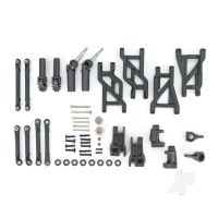Outer Driveline & Suspension Upgrade Kit, extreme heavy duty, Black (fits Bandit or Drag Slash)