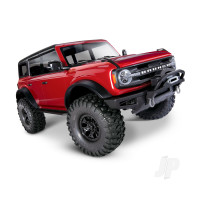TRX-4 2021 Ford Bronco 1:10 4X4 Electric Scale & Trail Crawler, Rapid Red (+ TQi 4-ch, XL-5 HV, Titan 550, Clipless Body)