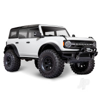 TRX-4 2021 Ford Bronco 1:10 4X4 Electric Scale & Trail Crawler, Oxford White (+ TQi 4-ch, XL-5 HV, Titan 550, Clipless Body)