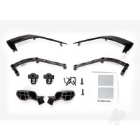 Mirrors, side (left & right) / mounts (left & right) / trim, side (left & right) / trim mounts (left & right) / 2.6x8mm BCS (2) / 1.6x7mm BCS (8)