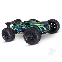 Sledge Belted 1:8 4WD RTR Brushless Electric Monster Truck, Green (+ TQi 2-ch, TSM, VXL-6S, Belted, Clipless Body)