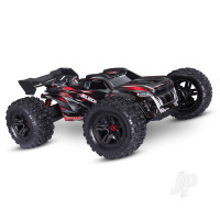 Sledge Belted 1:8 4WD RTR Brushless Electric Monster Truck, Red (+ TQi 2-ch, TSM, VXL-6S, Belted, Clipless Body)