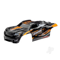 Body, Sledge, Orange / window, grille, lights decal sheet (assembled with front & rear body mounts and rear body support for clipless mounting)