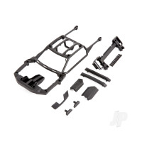 Body Support (assembled with front mount & rear latch) / skid pads (roof) (left & right)