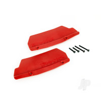 Mud guards, rear, Red (left and right) / 3x15 CCS (2)