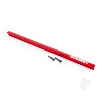 Chassis brace (T-Bar), 6061-T6 aluminium (Red-anodised) / 3x16 SS (2 pcs) (fits Sledge)