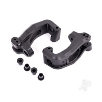 Caster blocks (c-hubs), left & right / kingpin bushings (4 pcs)