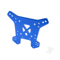 Shock tower, rear, 6061-T6 aluminium (Blue-anodised)
