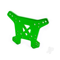 Shock tower, rear, 6061-T6 aluminium (Green-anodised)