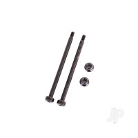 Suspension pins, outer, rear, 3.5x56.7mm (hardened steel) (2) / M3x0.5mm NL, flanged (2)