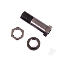Servo saver post / adjuster nut / locknut (Dark Titanium-anodised, 6061-T6 aluminium) (1pc)