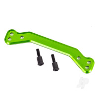 Drag link, steering, 6061-T6 aluminium (Green-anodised) / 3x14mm SS (2 pcs)