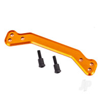 Drag link, steering, 6061-T6 aluminium (Orange-anodised) / 3x14mm SS (2 pcs)