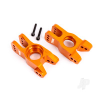 Carriers, stub axle, 6061-T6 aluminium (Orange-anodised) (left and right)