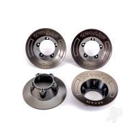 Wheel covers, Satin Black Chrome (4 pcs) (fits #9572 wheels)
