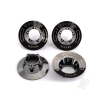 Wheel covers, Black Chrome (4 pcs) (fits #9572 wheels)