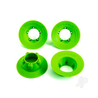 Wheel Covers, Green (4 pcs) (fits #9572 wheels)