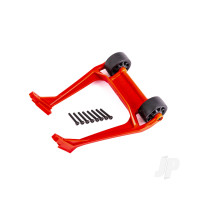 Wheelie bar, Red (assembled)/ 3x20 CS (8)