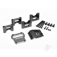 Mount, centre differential carrier, 6061-T6 aluminium (Dark Titanium-anodised)