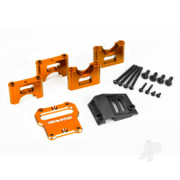 Mount, centre differential carrier, 6061-T6 aluminium (Orange-anodised)