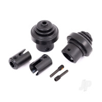 Drive cup, front or rear (hardened steel) (for differential pinion gear) / driveshaft boots (2) / boot retainers (2)