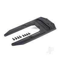 Skid plate, Chassis, Black (fits Sledge)