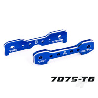 Tie bars, front, 7075-T6 aluminium (Blue-anodised) (fits Sledge)
