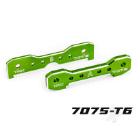 Tie bars, front, 7075-T6 aluminium (Green-anodised) (fits Sledge)